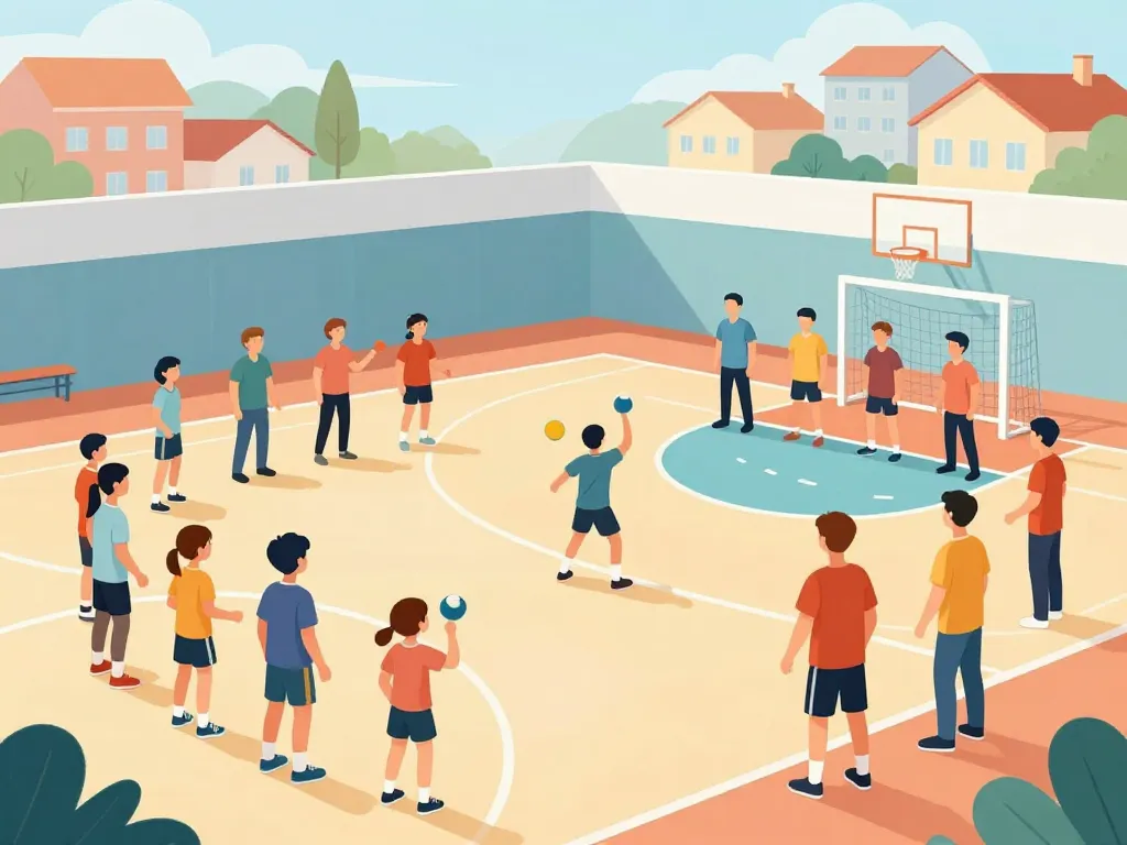 b m le cres handball club ambiance village