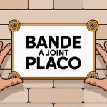 illustration bande a joint placo travaux platre lisse