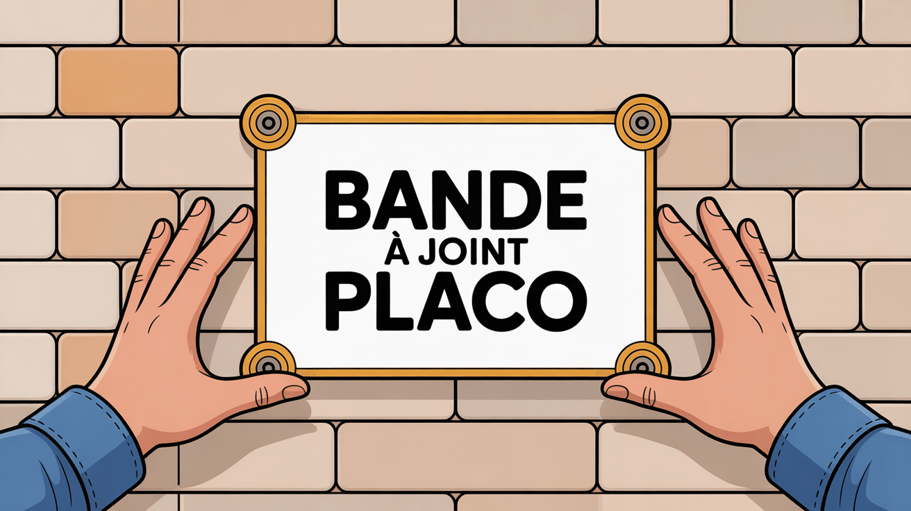 illustration bande a joint placo travaux platre lisse
