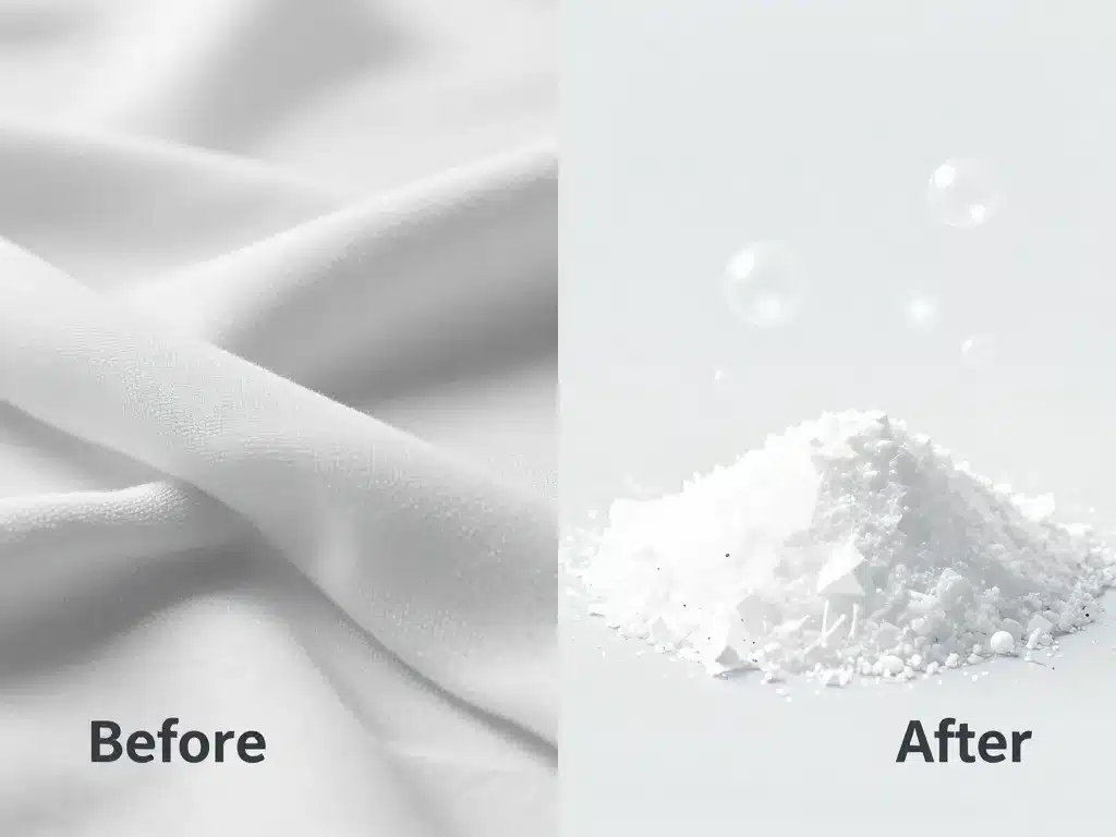 bicarbonate blanchir linge blanc transformation