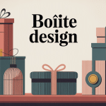 illustration boite design élégante et variée