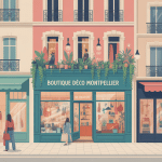 boutique deco montpellier, vitrines et diversité de styles