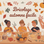 illustration bricolage automne facile ambiance chaleureuse