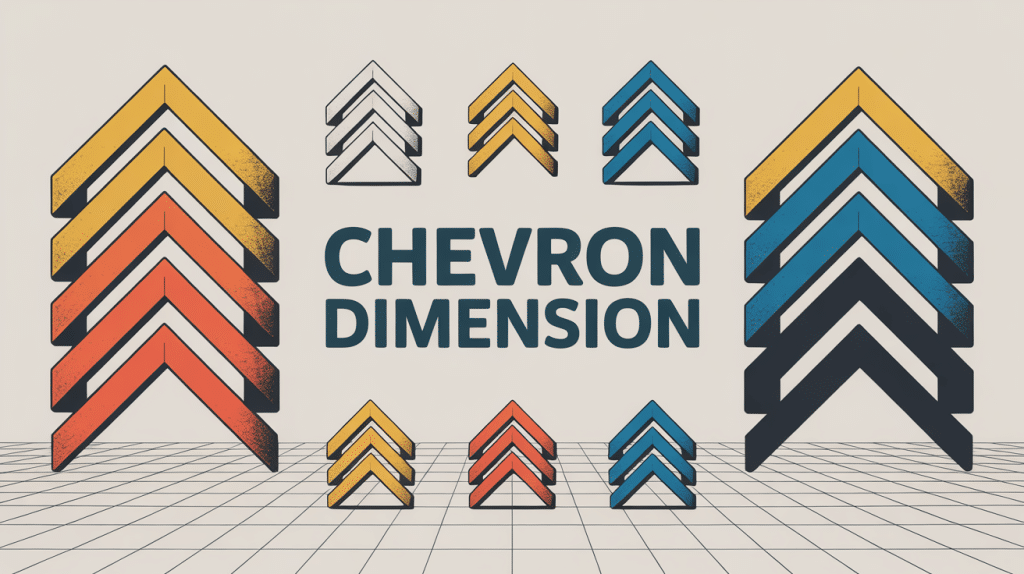 illustration chevron dimension lames variées mur sol façade