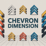 illustration chevron dimension lames variées mur sol façade