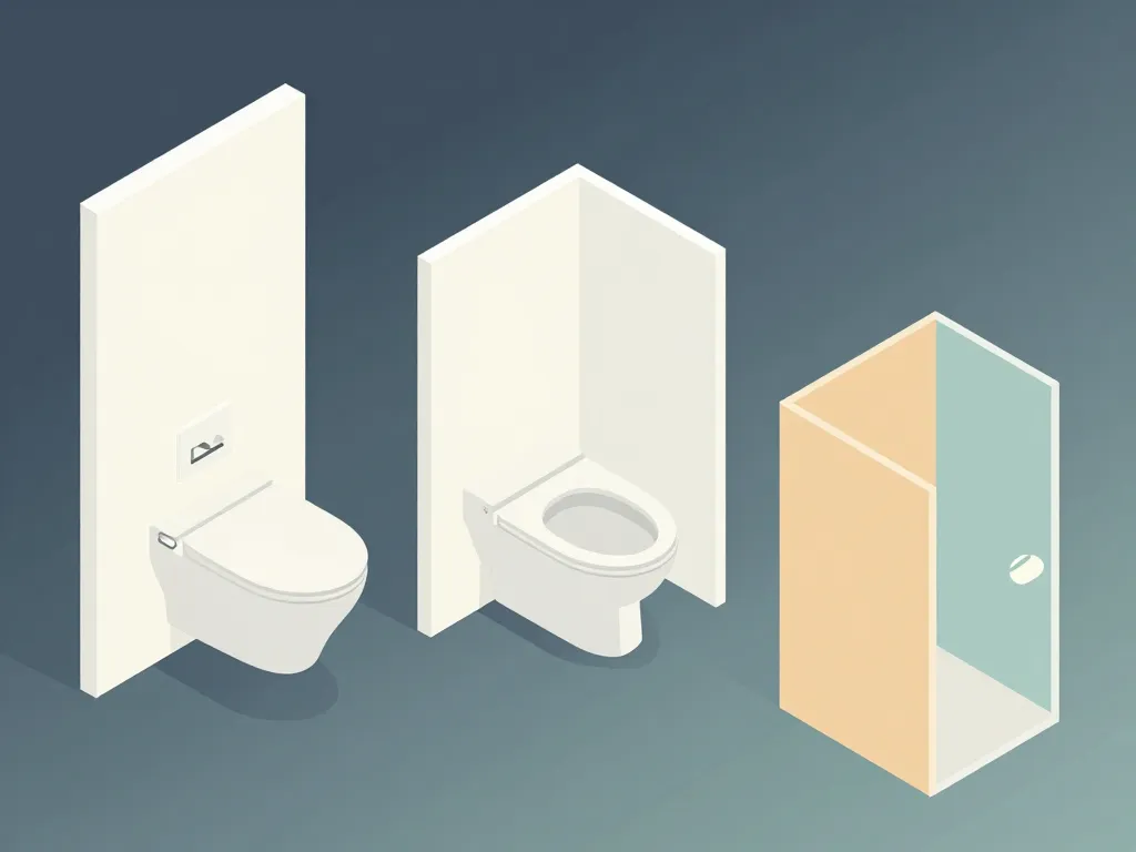 schéma choix geberit bati wc selon configuration