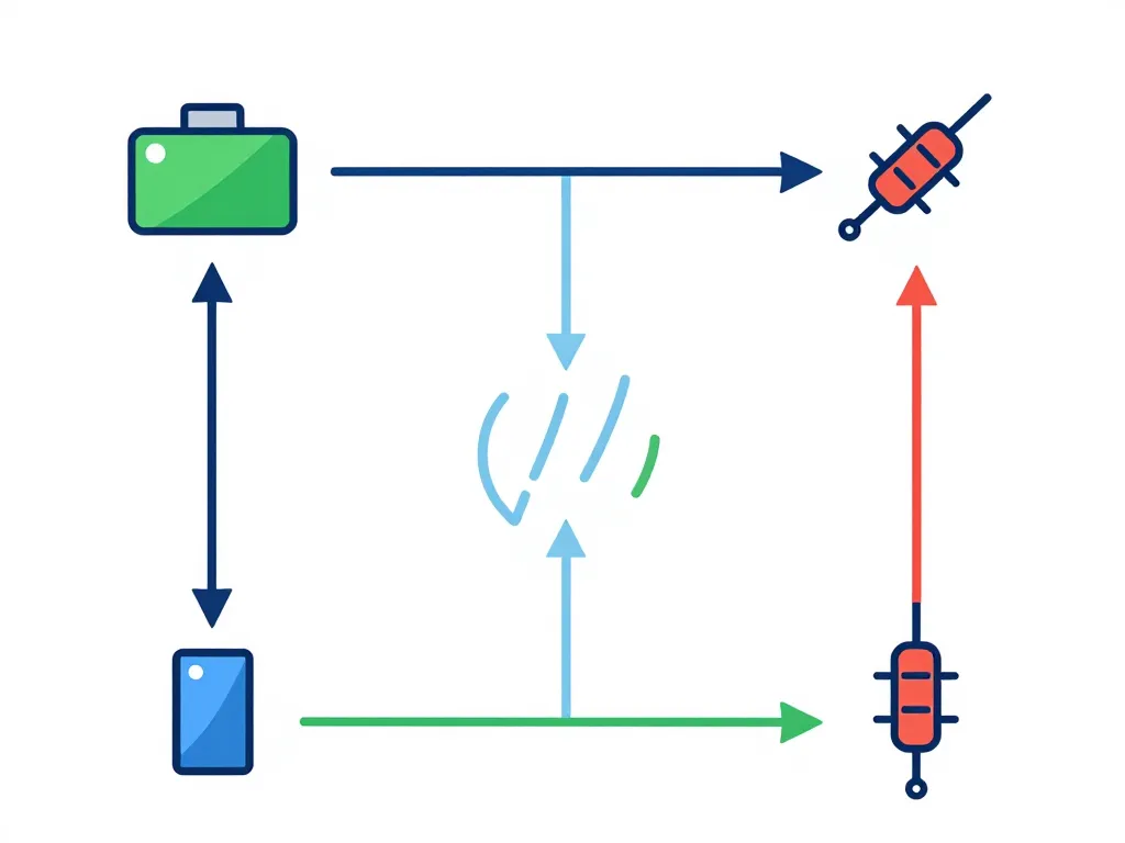 diagramme conceptuel circuit electronique loi ohm