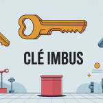 illustration clé imbus différentes tailles sur fond clair