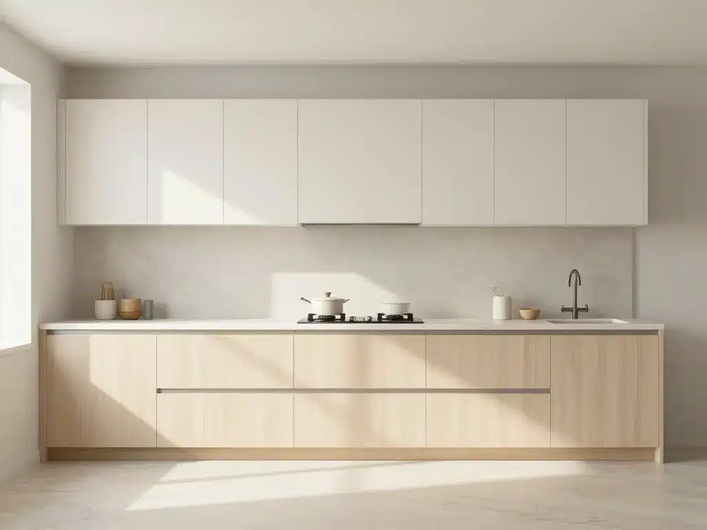 Cuisine plume ambiance douce et harmonieuse