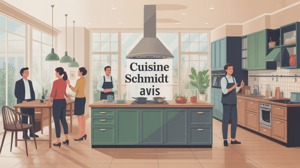 cuisine schmidt avis illustration vectorielle clients cuisine