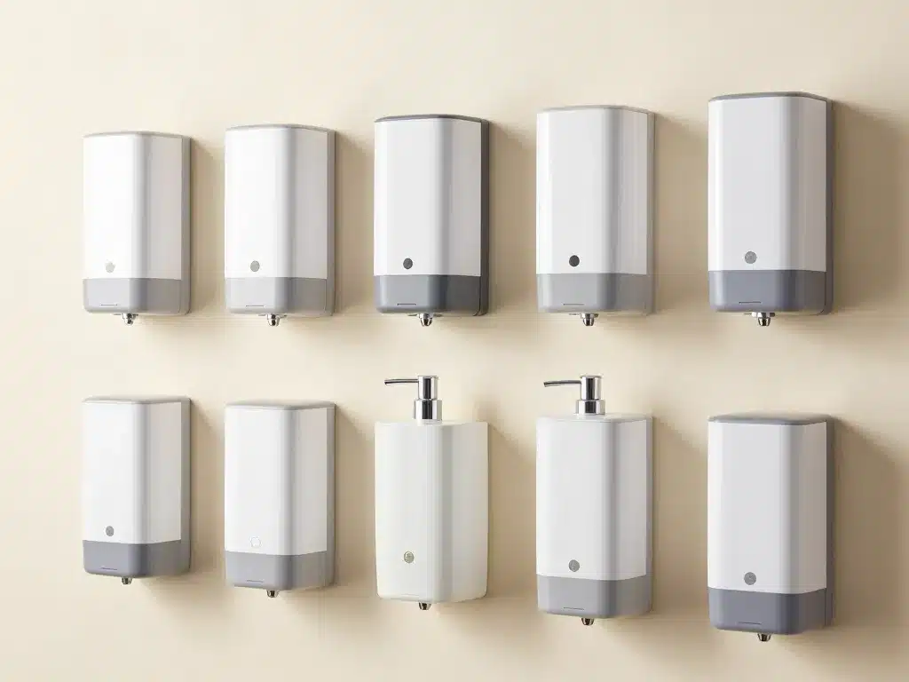 modèles distributeur de savon mural rechargeable manuel automatique
