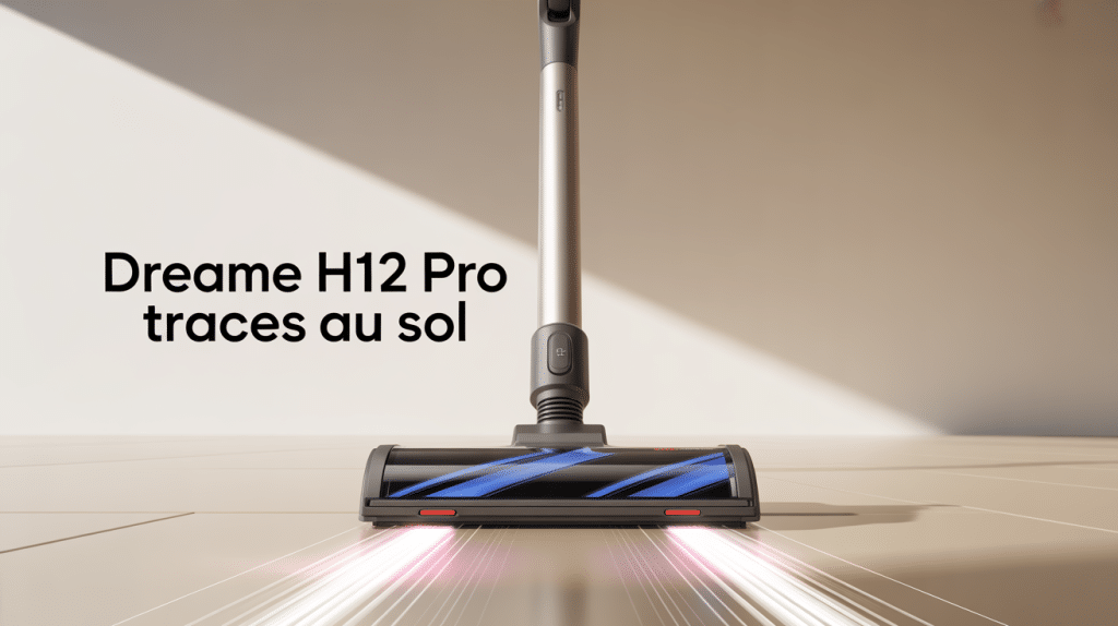 dreame h12 pro laisse des traces illustration vectorielle