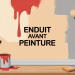 mur lisse grâce à un enduit peinture prêt à peindre