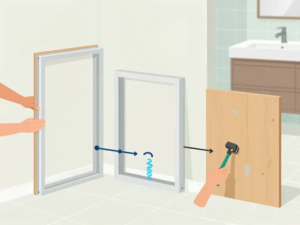 installation bâti support WC étape par étape