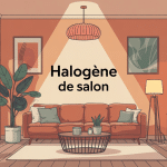 illustration halogene salon ambiance chaleureuse