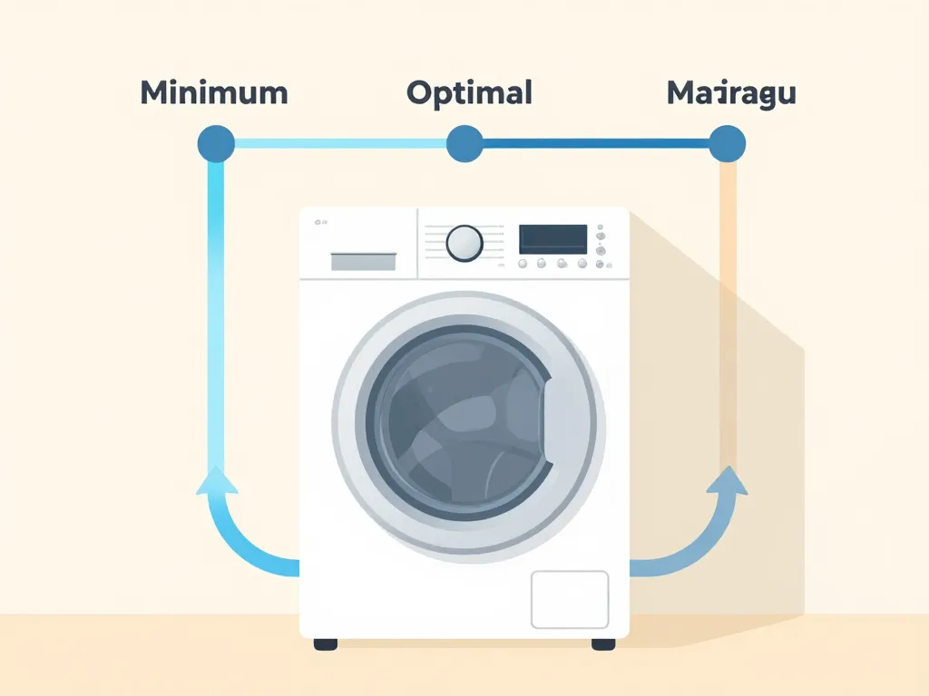 Schema hauteur evacuation lave linge recommandée