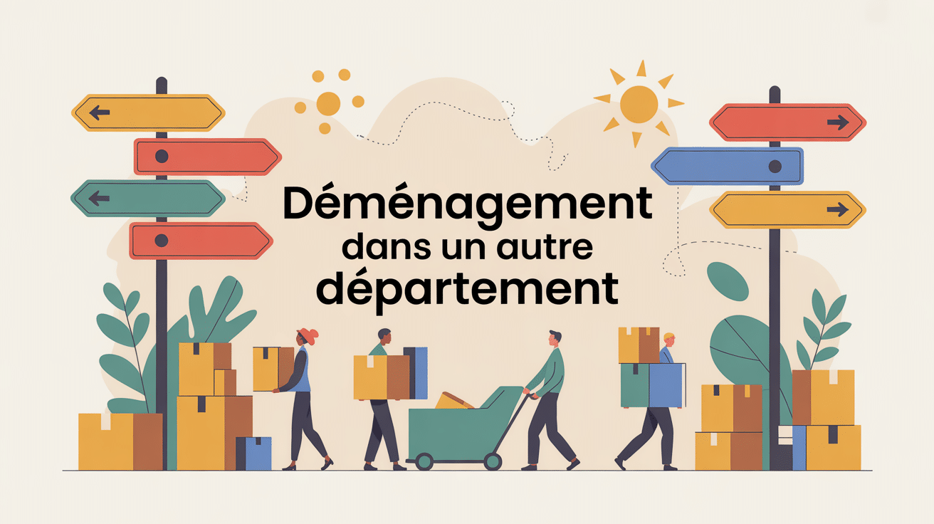 Illustration principale je déménage dans un autre département