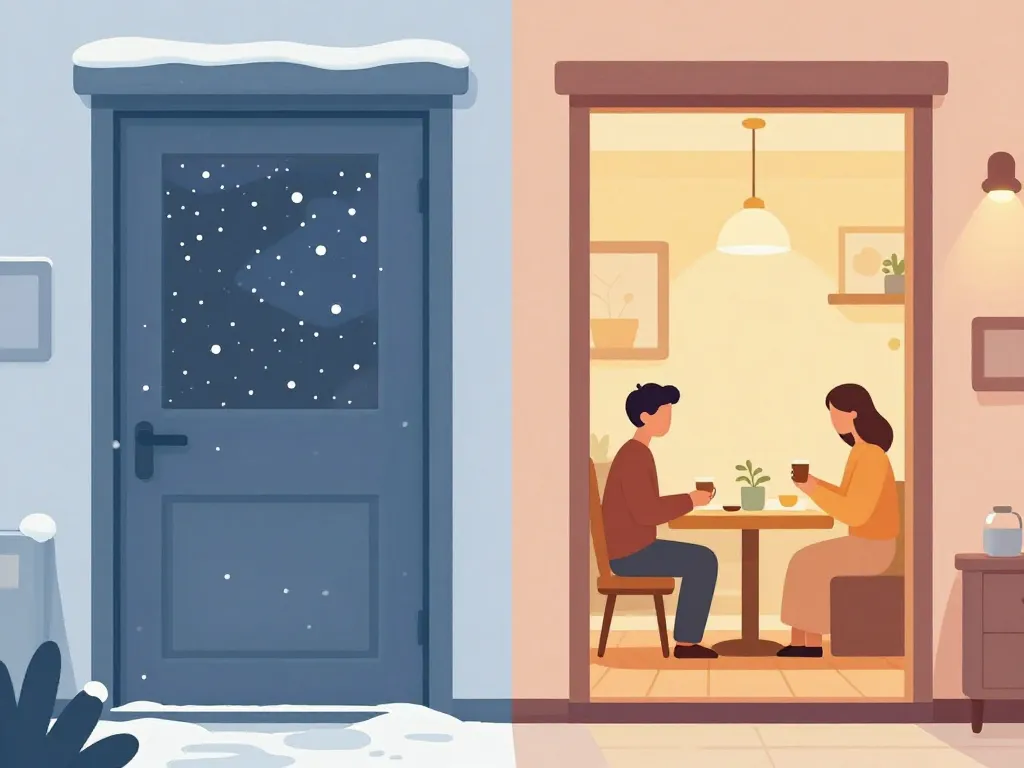 kit isolation porte d'entrée protection froid bruit