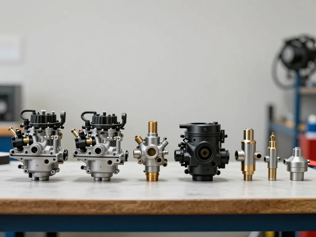 différents modèles powerjet 1 sur banc mécanique