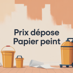 prix depose papier peint illustration murs outils