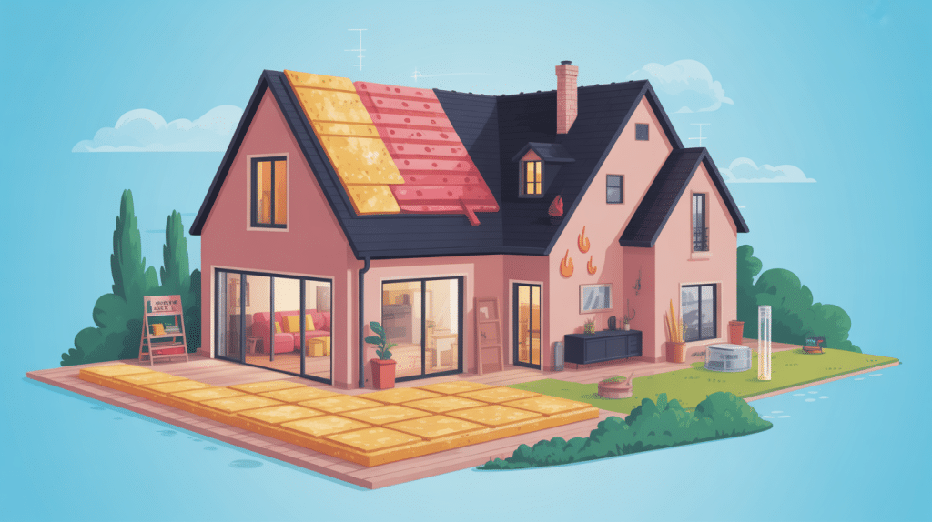 prix pour isoler une maison vue globale isolation