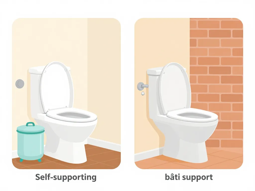 comparatif bâti support autoportant mural