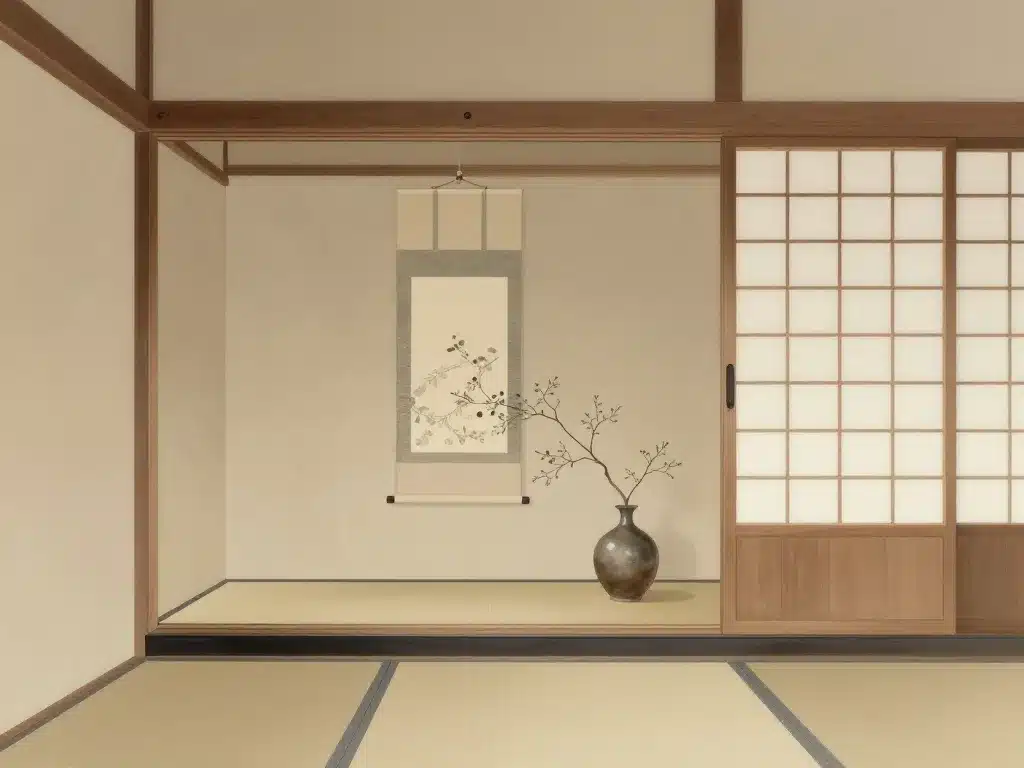 toko no ma alcôve traditionnelle japonaise