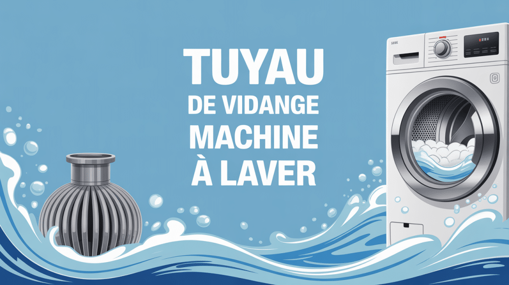 illustration du tuyau vidange machine à laver