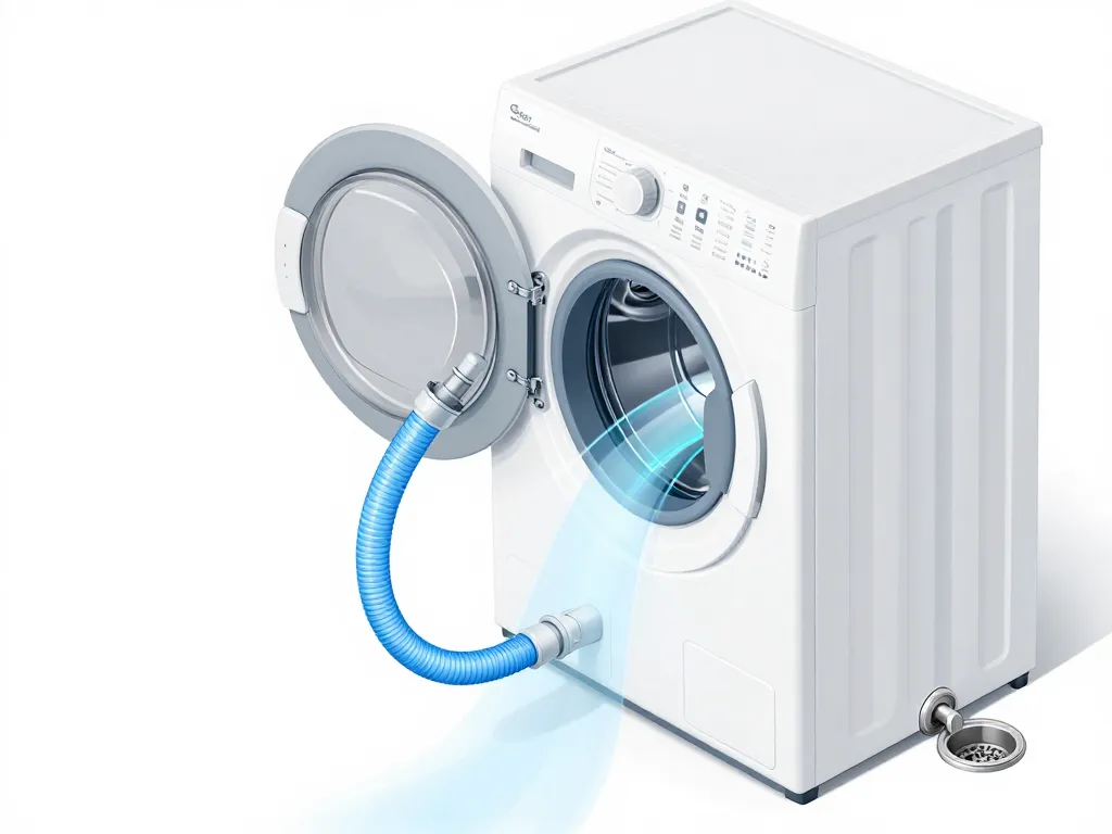 schéma tuyau vidange machine à laver fonction et pannes