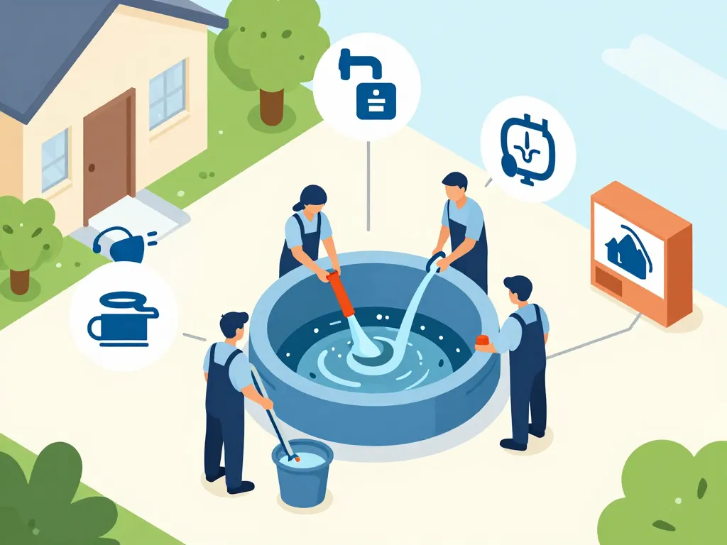 Vidange fosse septique tarif intervention déroulement