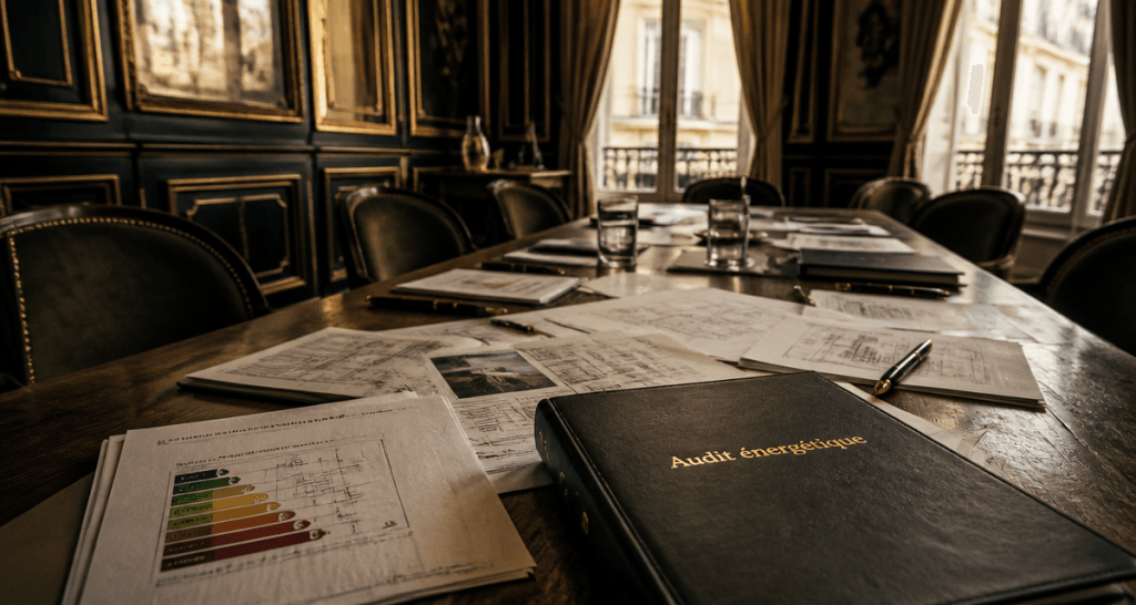 audit energetique copropriété réunion dossiers plans