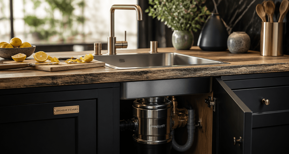 broyeur pour evier sous évier inox cuisine