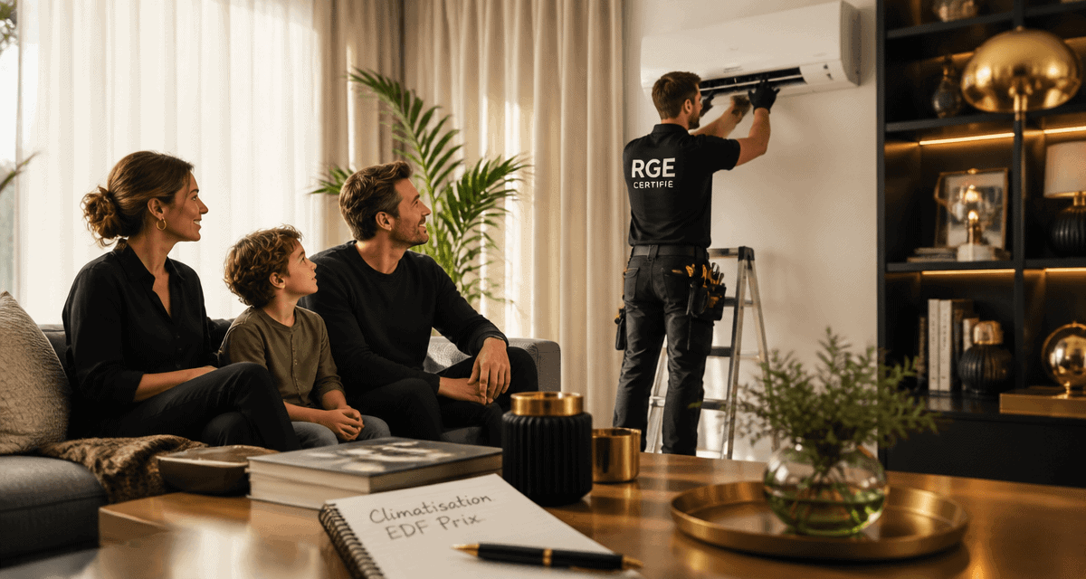 climatisation edf prix installateur salon