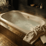 grande baignoire moderne salle de bain