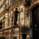 nouvelle loi ravalement de façade immeuble haussmannien en rénovation