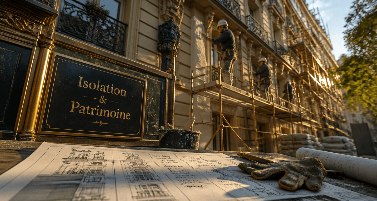 obligation isolation extérieure immeuble ancien en rénovation