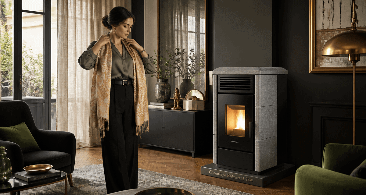 poêle à granulés palazzetti 9kw prix femme salon