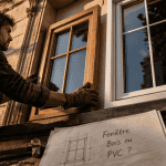 pvc ou bois pour les fenetres artisan pose deux fenêtres façade maison