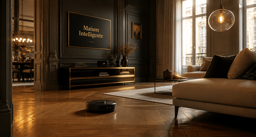 appareil intelligent dans salon moderne