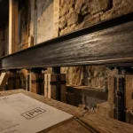 Mur porteur IPN prix : IPN acier, étayage et devis BET sur chantier intérieur