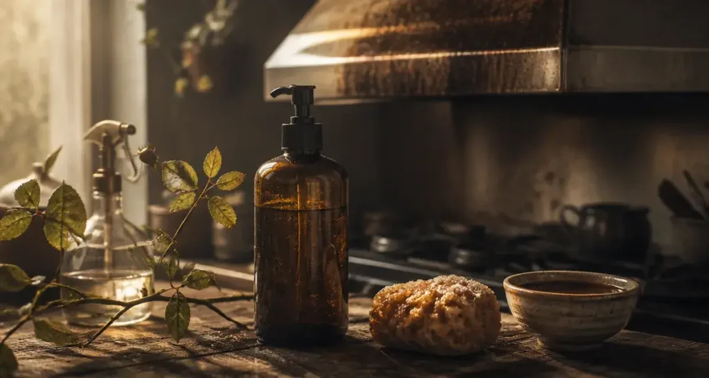 Utilisation du savon noir pour nettoyer cuisine et jardin