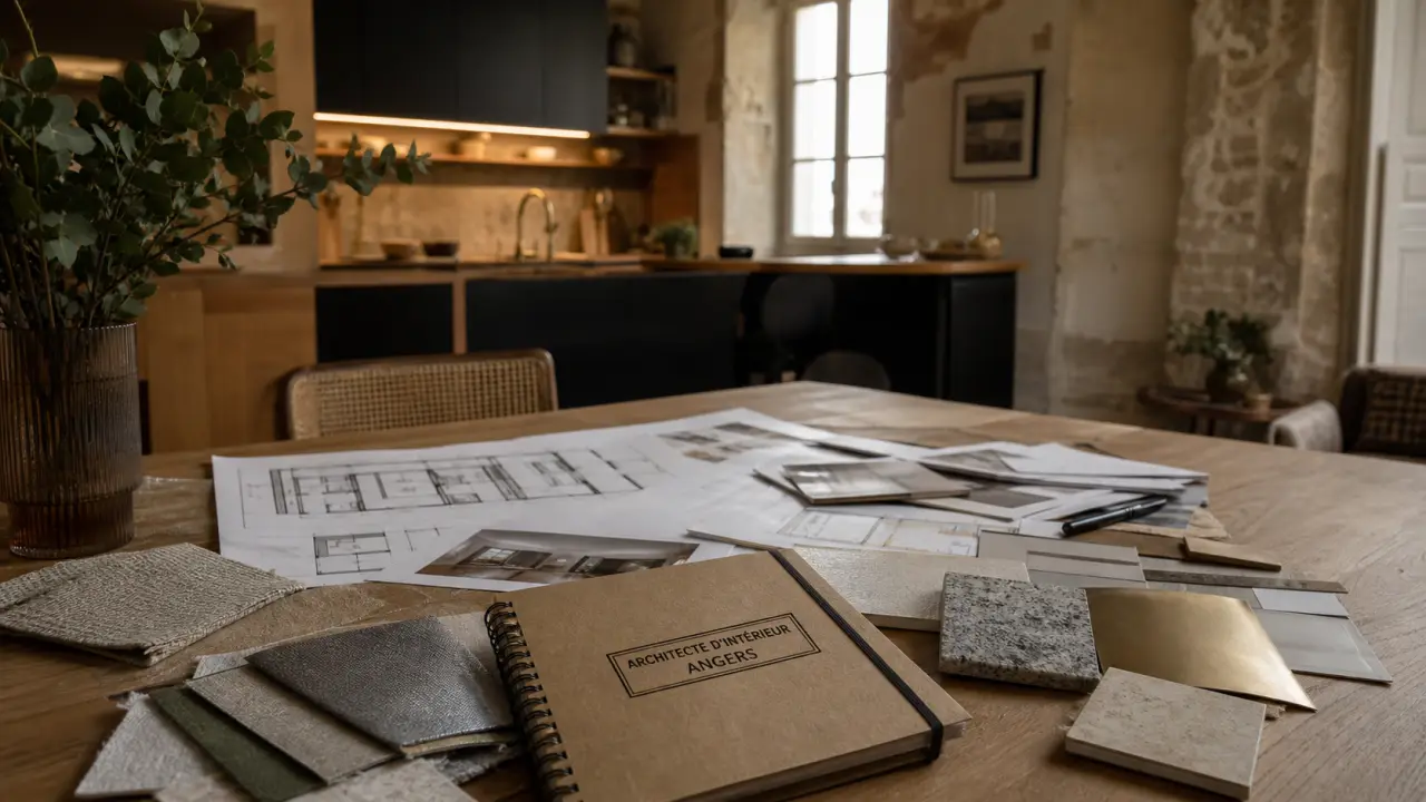 Architecte d'intérieur Angers : plans et matériaux pour rénovation intérieure