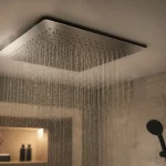 Ciel de pluie encastrable 43 cm inox, pose et entretien douche