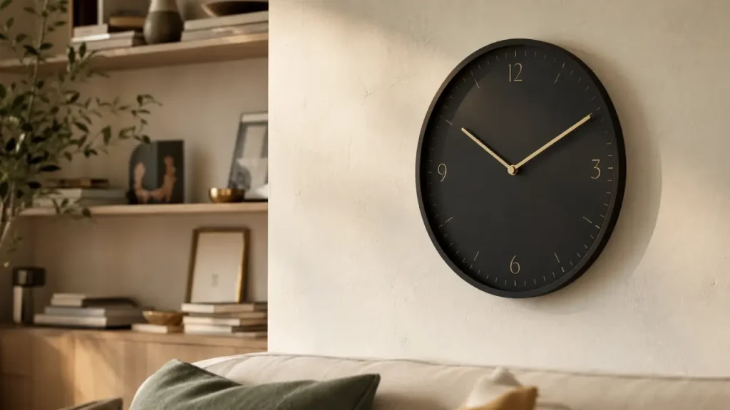 Bois, métal, silence, diamètre : choisir une horloge design qui tombe juste