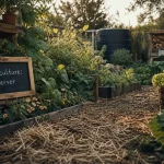 La permaculture au potager : sol vivant paillé et planche permanente