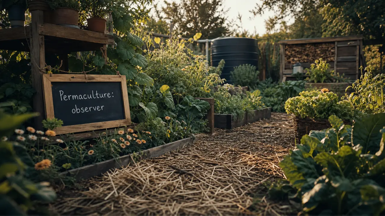 La permaculture au potager : sol vivant paillé et planche permanente