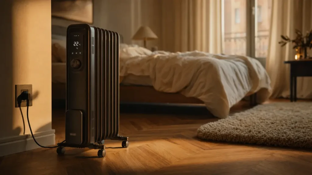 Peut on laisser un radiateur bain d’huile toute la nuit : radiateur sûr, chambre dégagée