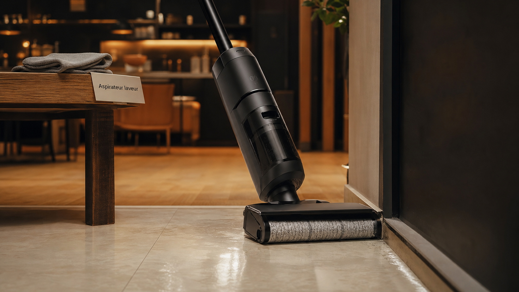 Quel est le meilleur aspirateur laveur ? Aspirateur laveur 2-en-1 nettoie carrelage.