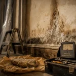 Remontée capillaire : humidité et salpêtre en bas des murs