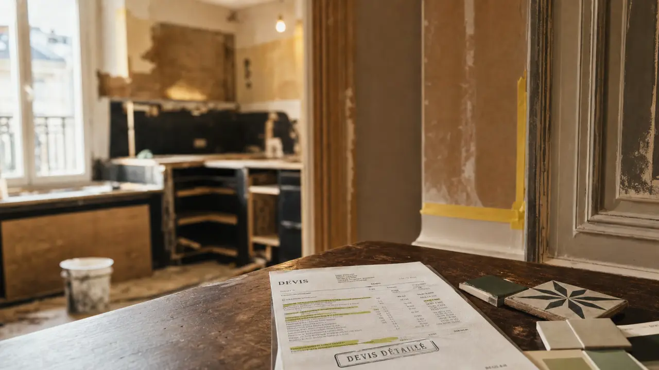 Rénovation d appartement lyon : devis clair et chantier suivi, appartement en rénovation